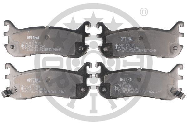 OPTIMAL BP-12327 Fren Balata Seti Diskli Fren Mx-5 Ina -Mx-5 Iinb