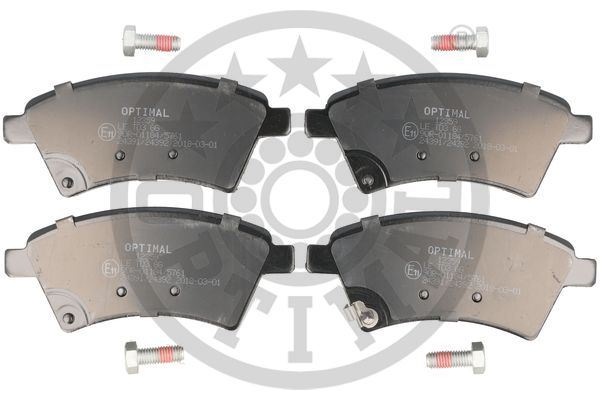 OPTIMAL BP-12359 Ön Balata Kng Iii Ym 09 >-Sedici 1.6 16v-1.9 D-Mtj 06/06 > Suzuki Sx4 6.06 >