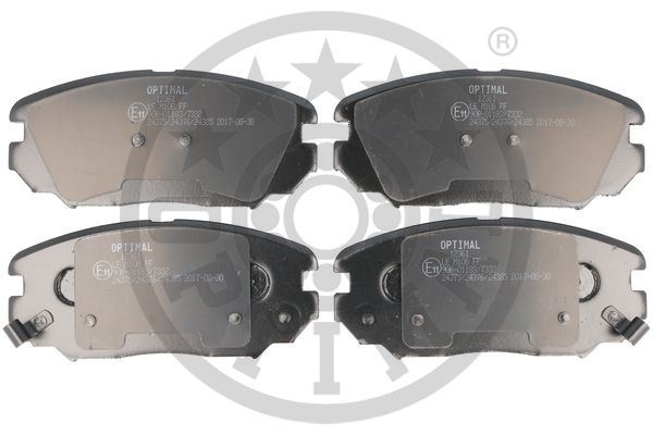 OPTIMAL BP-12361 Fren Balata Seti Diskli Fren Grandeurtg -Sonata Vnf