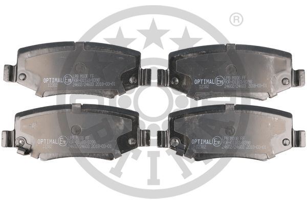 OPTIMAL BP-12382 Arka Balata Nitro 2.8 Crd 3.7 4.0 6.07 > Cherokee 2.4 3.6 3.8 2.8crdi 07 >11 >