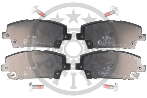 OPTIMAL BP-12386 Ön Fren Balata Honda Civic 1.8l R18a Vtec Hatchback Fk2 Kasa 06-> / 1.4l L13z1 Sport Fk1 Kasa 09 -> - Aşınma Ikaz Soketli