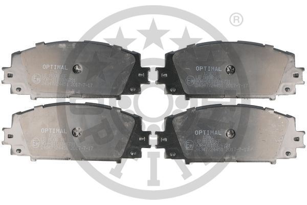 OPTIMAL BP-12403 Fren Balata Seti Diskli Fren Ctzwa10 Prius W3