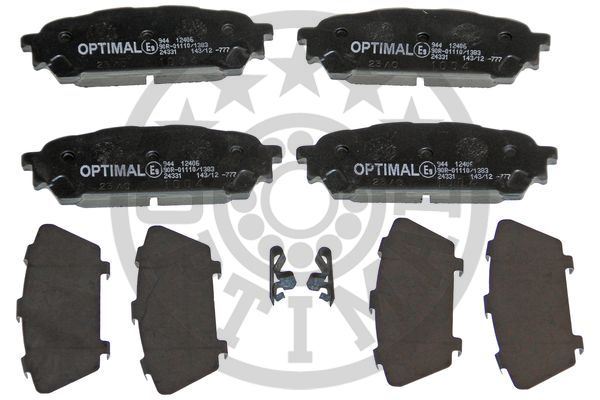 VALEO 9005219 Arka Fren Balata Subaru Forester 2.0l Ej204 Ej205 Sg5 02-08 / Impreza 2.0l Ej201 Ej204 Ej205 Gg9 Gga 00-08