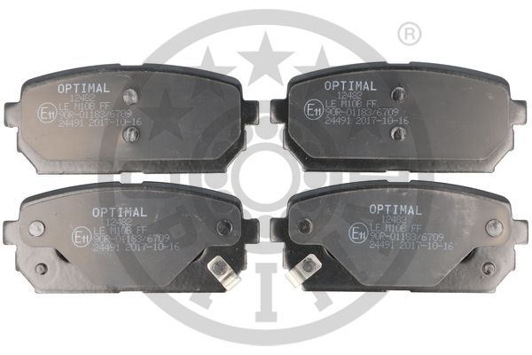 OPTIMAL BP-12482 Fren Balata Seti Diskli Fren Carens Iiiun