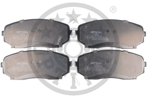 OPTIMAL BP-12486 Fren Balata Seti Diskli Fren Cx-7er -Cx-9tb