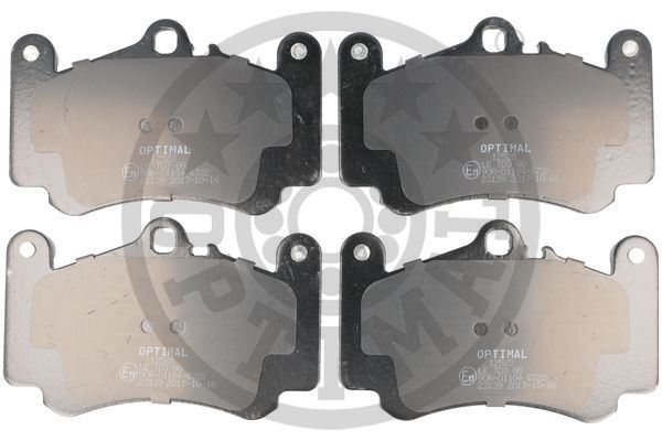 OPTIMAL BP-12523 Fren Balata Seti Diskli Fren 911996 -911997 -911 Cabriolet996 -911 Cabriolet997