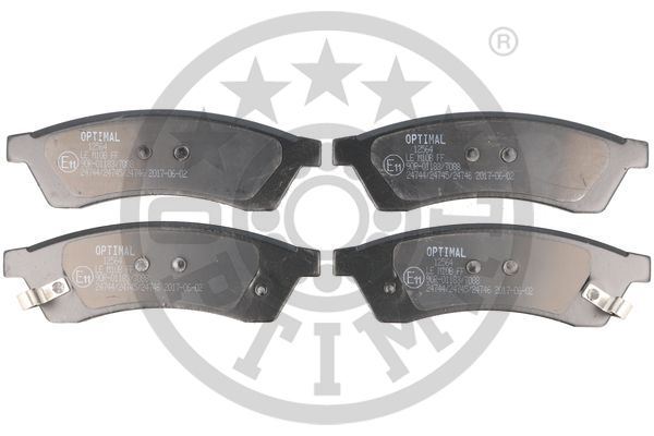 OPTIMAL BP-12564 Arka Fren Balatasi Chevrolet Epica 2.0-2.0d 06> Daewoo Tosca 2.0-2.5-2.0d 06>