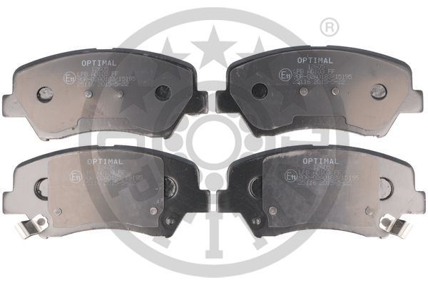 OPTIMAL BP-12605 Fren Balata Seti Diskli Fren Elantra Stufenheckmd-Ud -Velosterfs