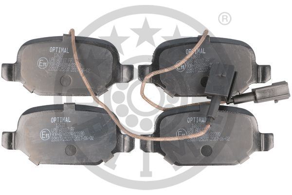 OPTIMAL BP-12637 Arka Fren Balatasi Alfa Romeo Mito 09> Fiat Linea 09> 1.3jtd 1.4tjet 1.6jtd