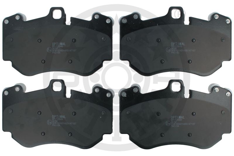 OPTIMAL BP-12649 Fren Balata Seti Diskli Fren A48ec-B7 -A4 Avant8ed-B7 -A4 Convertible8h7-B6-8he-B7 -A58t3 -A84e2-4e8