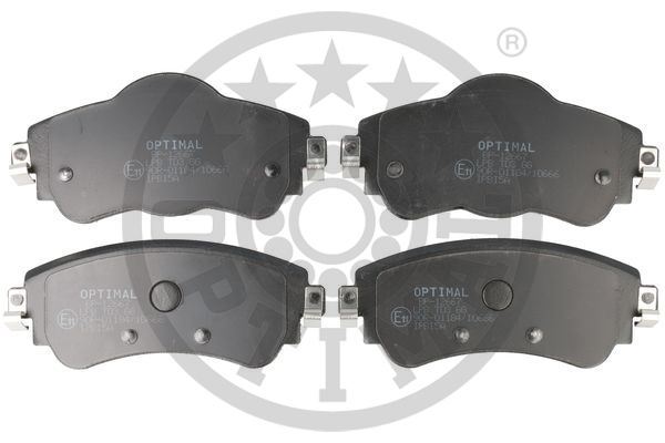 OPTIMAL BP-12667 Ön Fren Balatasi Citroen C4 B7 1.4 Vti 09 > C4 1.6 Hdi 11/2009 > Ds4 1.6 Hdi 1. 4.2011 >
