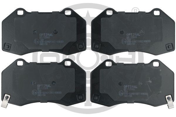 OPTIMAL BP-12689 Fren Balata Seti Diskli Fren Corsa Ds07 -Corsa Ex15 ; Corsa Mk Iiid S07 -Corsa Mk Ive X15