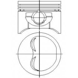 YENMAK 31-03395-060 Motor Piston Segman Fiat Tempra-Tipo Tofaş Slx 1600 86.40 Çap 0.60