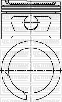 YENMAK 31-03803-100 Motor Piston Segman 1.00 Ascona-Kadett 86-95 C 1.6 Nz/ X 16 Sz/ X 16 Szr 80.0