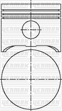 YENMAK 31-03881-000 Motor Piston Segman Std 504 L-504 Gr-Sr J7-J5-C25