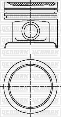 YENMAK 31-03888-000 Motor Piston Segman Std C3 I-Ii-Nemo 1.4 106 I 1.4 205 I-Ii 1.4 206-207-306 1.4 / Partner 1.4 / Bi
