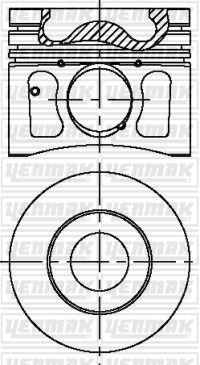 YENMAK 31-04034-000 Piston Segman Mondeo Iii 22 Tdci 150ps-Transit / Defender 2.2 Tdci 150ps Std Çap: 86.01mm