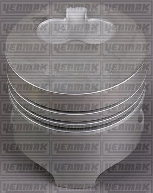 YENMAK 31-04163-000 Motor Piston Segman Std 80.00 Çap Kangoo-Express-R19 1.9 Dizel F8q Çukurlu