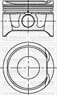 YENMAK 31-04171-000 Motor Piston Segman Std 79.50 Çap Laguna-Megane-Clio Ii 1.6 16v K4m 700-710-720 .