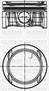 YENMAK 31-04195-000 Piston Segman Std Astra J-Corsa D-E-Mokka-Insignia A-Meriva B-Adam-Zafira C-Cruze-Trax 1.4 16v 72.50mm A/B/D14net-Nel-Nej