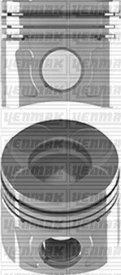 OPAR 55178213 Piston+Segman 1tk 1,3 75hp Multijet Ii 1.6v Euro V Doblo Linea Grande Punto Astra J Corsa D