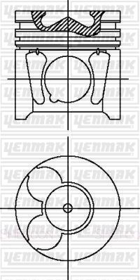 GOETZE 8771788STD000G Piston Segman Ford Mondeo Iv 07>14 S-Max 10>17 Kuga I 08>14 2.0 Tdci 308-407-3008-5008/ C4-C5-Ds4-D S5 Dw10cted4 2.0 Hdi 04-12> Std Çap: 85.00