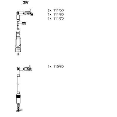 BREMI 267 Buji Kablosu 9a17 Polo Aee-Alm 1.6