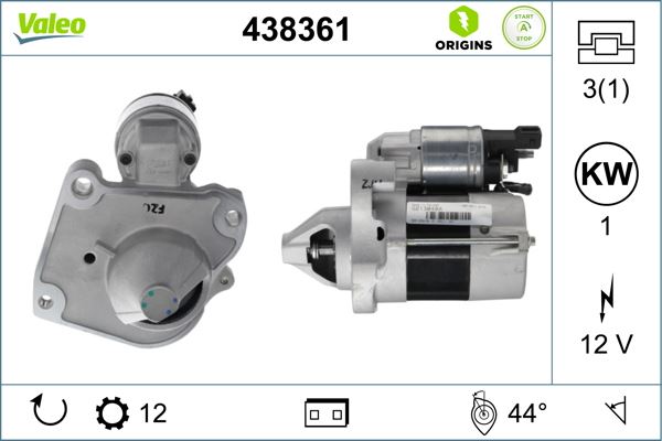 PSA 9812715380 Yn Marş Motoru