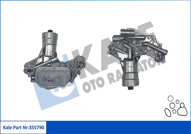KALE 355790 Yağ Soğutucusu Komple Opel Insignia A-Astra J-H-Zafira B-C-Meriva A-Corsa D-E 1.6 Xer-Let-Xnt-Lel-Le R-Les
