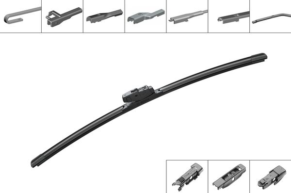 BOSCH 3397015580 3397013453 Aeroeco Silecek Muz Tipi 53 Cm 4 Aparatli Üniversal