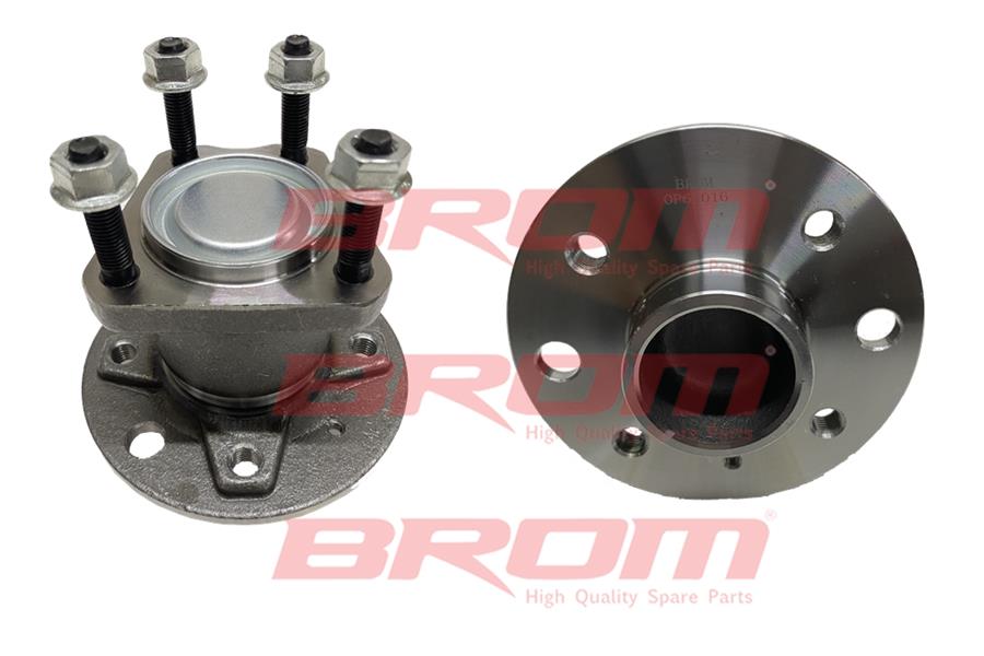 BROM OP61016 Arka Teker Poryasi Rulmanli Astra G Astra F Vectra A Combo C 136x78x56 4 Bijon Abs Siz