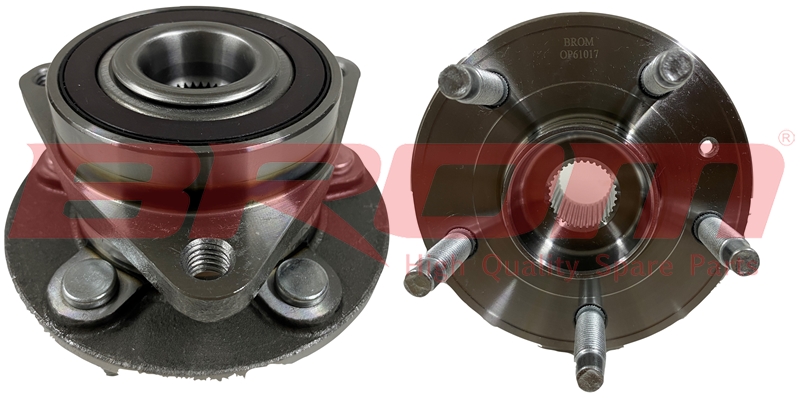 BROM OP61017 Ön Teker Poryasi Rulmanli Chevrolet Cruze 09-15 -Astra J 09-15 276mm Disk J67