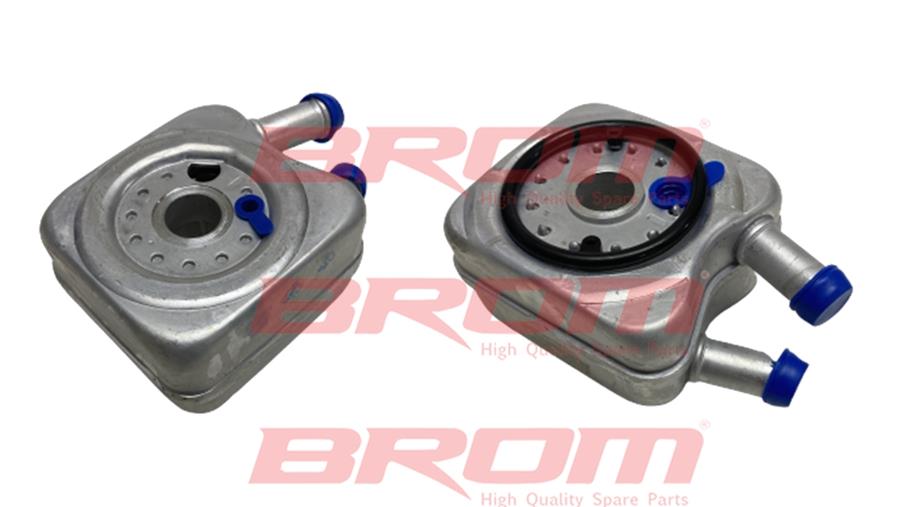 BROM VW5002 Yağ Soğutucusu Golf4-Bora-A3-Toledo 1.6-1.8 1997-2004 Akl-Bfq-Agu-Agn-Bgu-Bse Tek