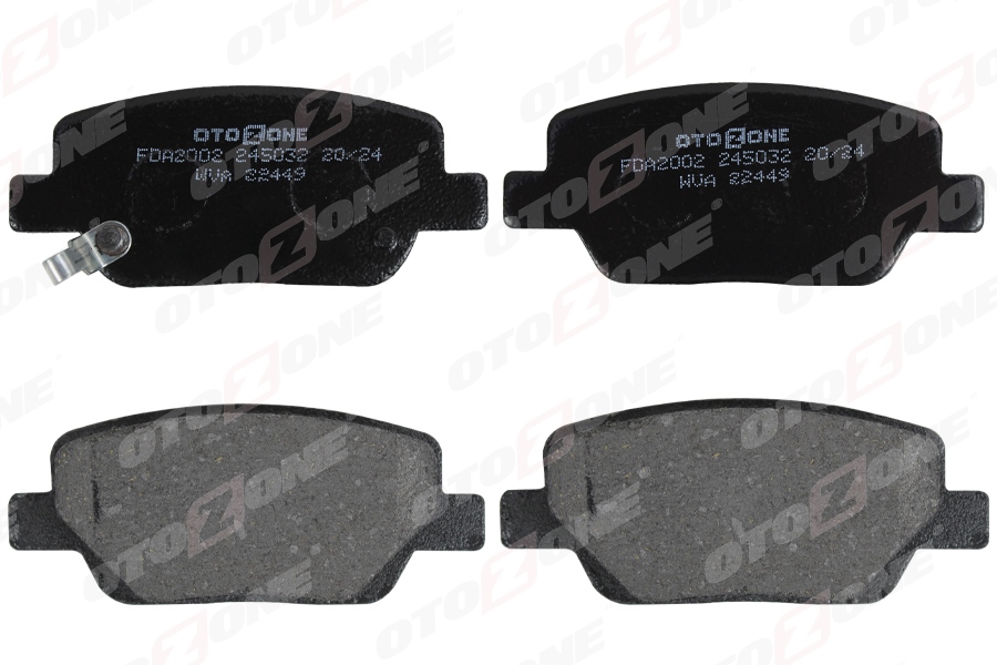 OTOZONE FDA2002 Arka Balata Fiat Egea 16> 1.3d Mtj 1.4 1.6e-Torq 1.6d Mtj