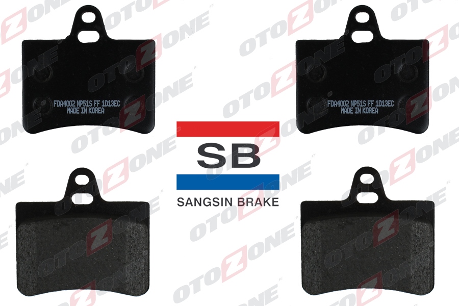 SANGSIN SP4147 Arka Fren Balata Citroen C5 1.6l Hdi 1.8l 2.0l 16v 2.0l 2.2l Hdi 3.0l 01-04
