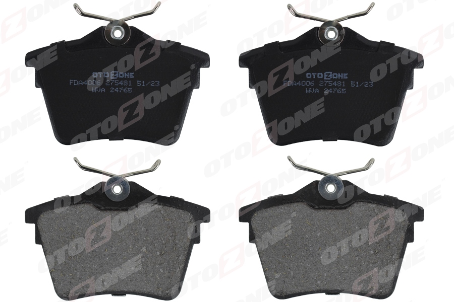 OTOZONE FDA4006 Arka Fren Balatasi P307 00>09 P308 07>14 Partner 08> Partner Tepee 08> Berlingo 08> C4 04>16 Xsara Picasso 99>11 Ds4 15>18