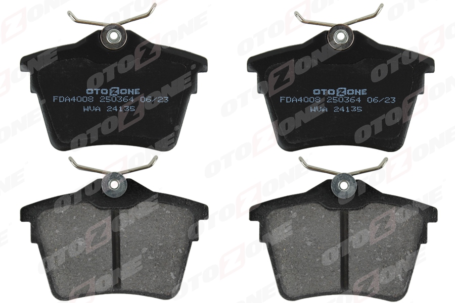 OTOZONE FDA4008 Arka Fren Balatasi Peugeot P407 1.6 Hdi 1.8-2.0 04> 607 00> Citroen C5 08>
