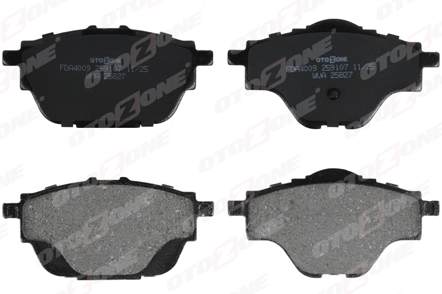 OTOZONE FDA4009 Arka Fren Balatasi Astra L-Grandland-C4 Grand/Spacetourer-C5 Aircross-P508-P5008-P308-P3008-Ds4-Ds7