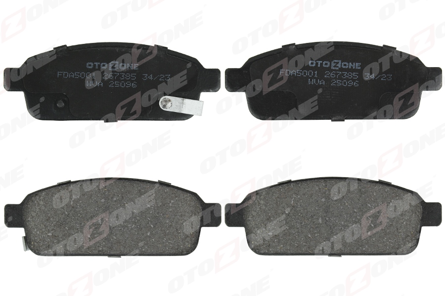 OTOZONE FDA5001 Arka Fren Balatasi Astra J 09> Mokka 12> Zafira C 12> Cruze 09> Trax 11> Aveo Hb 13>