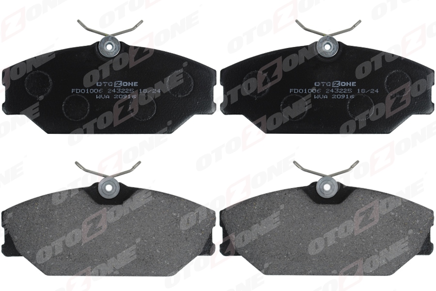 OTOZONE FDO1006 Ön Fren Balatasi Renault Laguna 97>01 Safrane Ii 96>02 Megane I 97>01 Scenic Megane Sc Nic 97>02 1.4 1.6 1.8 1.9d 2.0 2.2d