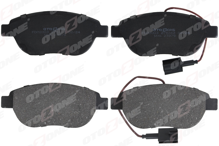 OTOZONE FDO2003 Ön Balata Doblo 1.3-1.9 Jtd 07>G.Punto 1.3 Mjt 05>Stilo 05>Linea 07>Bravo 07> 200mm 2 Fiş Gdb1483