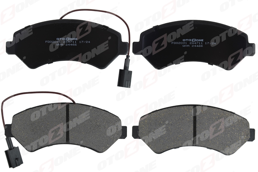 OTOZONE FDO2031 Ön Balata Boxer 06> Jumper 06> Ducato 06> 169.1x69.1x19