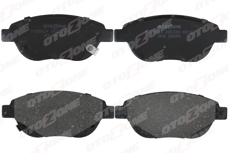 OTOZONE FDO5014 Ön Balata Corsa D Büyük Tip 1.3 Cdti 07/06 > Fiat 500l 12> 0.9t 1.4 1.3d Mtj 1.6d Mtj