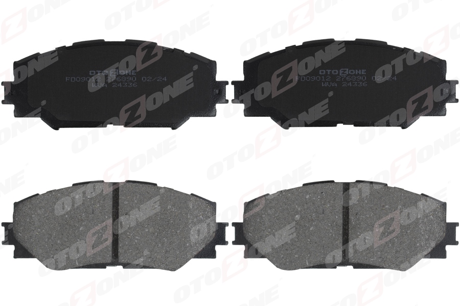 OTOZONE FDO9012 Ön Fren Balata Toyota Auris. Corolla 1.6l 1zr-Fe Zre151 07-11 / 1.33l 1nr-Fe Nre150 6 Vites 10-12
