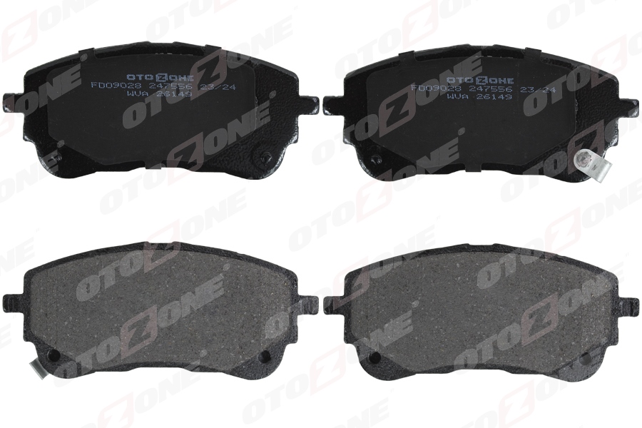 OTOZONE FDO9028 Ön Fren Balata Toyota Corolla 1.6l 1zr-Fae Zre210 19-> / 1.2l 8nr-Fts Nre210 / 1.8l 2zr-Fxe Hybrid Z We211 Zwe219 19-> / Yaris Cross 1.5l 20->