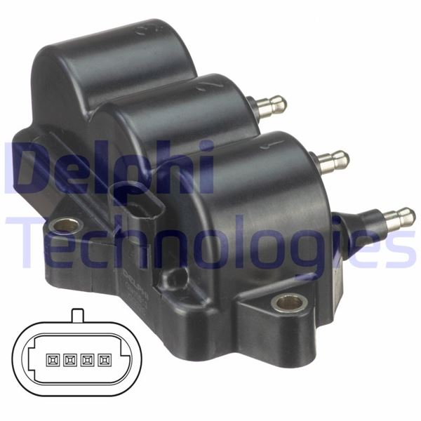 DELPHI GN10513-12B1 Ateşleme Bobini Chevrolet-Daewoo-Matiz-Spark-Matiz