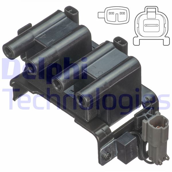 DELPHI GN10837-12B1 Ateşleme Bobini Kiario
