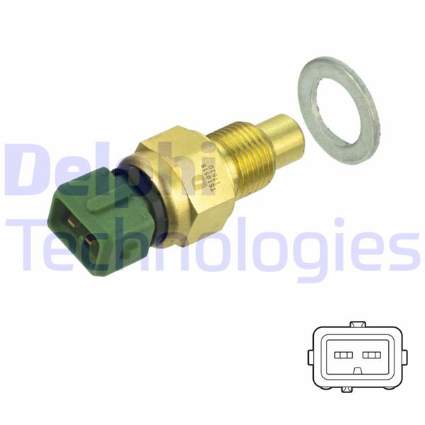 DELPHI TS10518 Hararet Müşürü Berlingo-Multispace-Dispatch-Jumpy-Xsara-206-Expert-Partner-Ranch 1.9 D Dw8