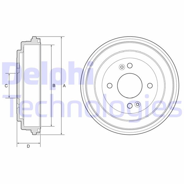DELPHI BF580 Fren Kampanasi Hyundai-Kia-Accentiii1.41.5-Verna-I101.01.11.2-I201.2-Rioii Jb 1.41.5