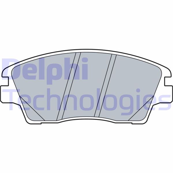 DELPHI LP3519 Ön Fren Balata Hyundai Tucson 1.6l 2.0l 15-> / Kia Sportage 1.6l 2.0l 18-> - Aşınma Ikaz Soketli